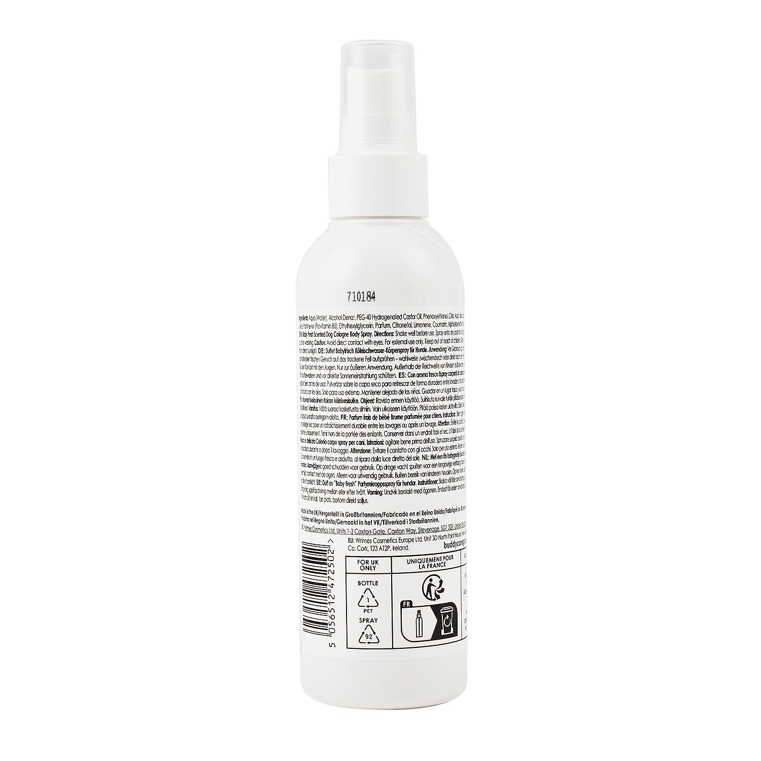 Buddy Care Baby Fresh Cologne with Aloe - Pro Vitamin B5 200ml