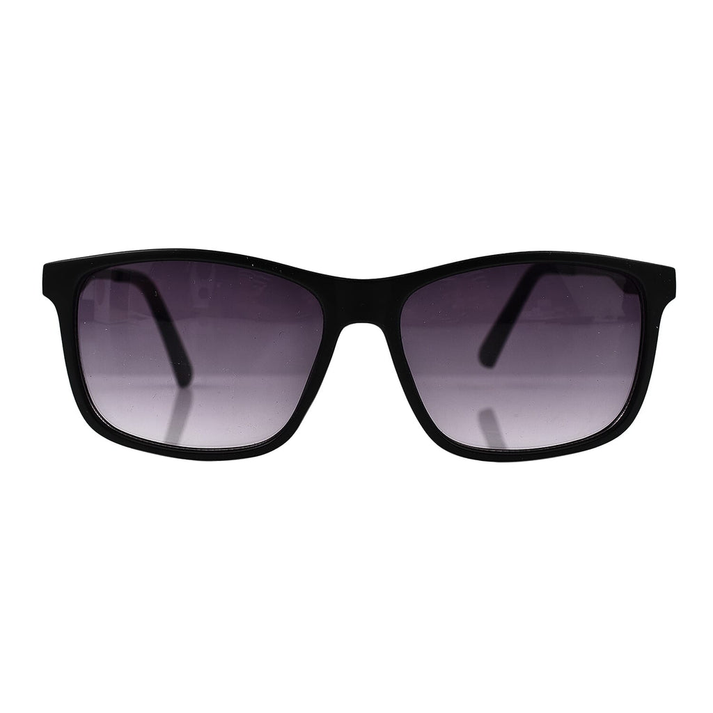 Basley Rectangle Sunglasses - Black & Grey