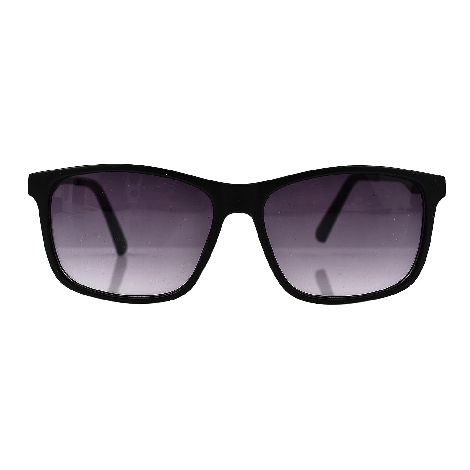 Basley Rectangle Sunglasses - Black & Grey