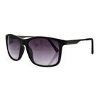 Basley Rectangle Sunglasses - Black & Grey