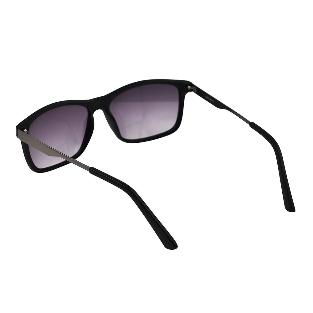 Basley Rectangle Sunglasses - Black & Grey