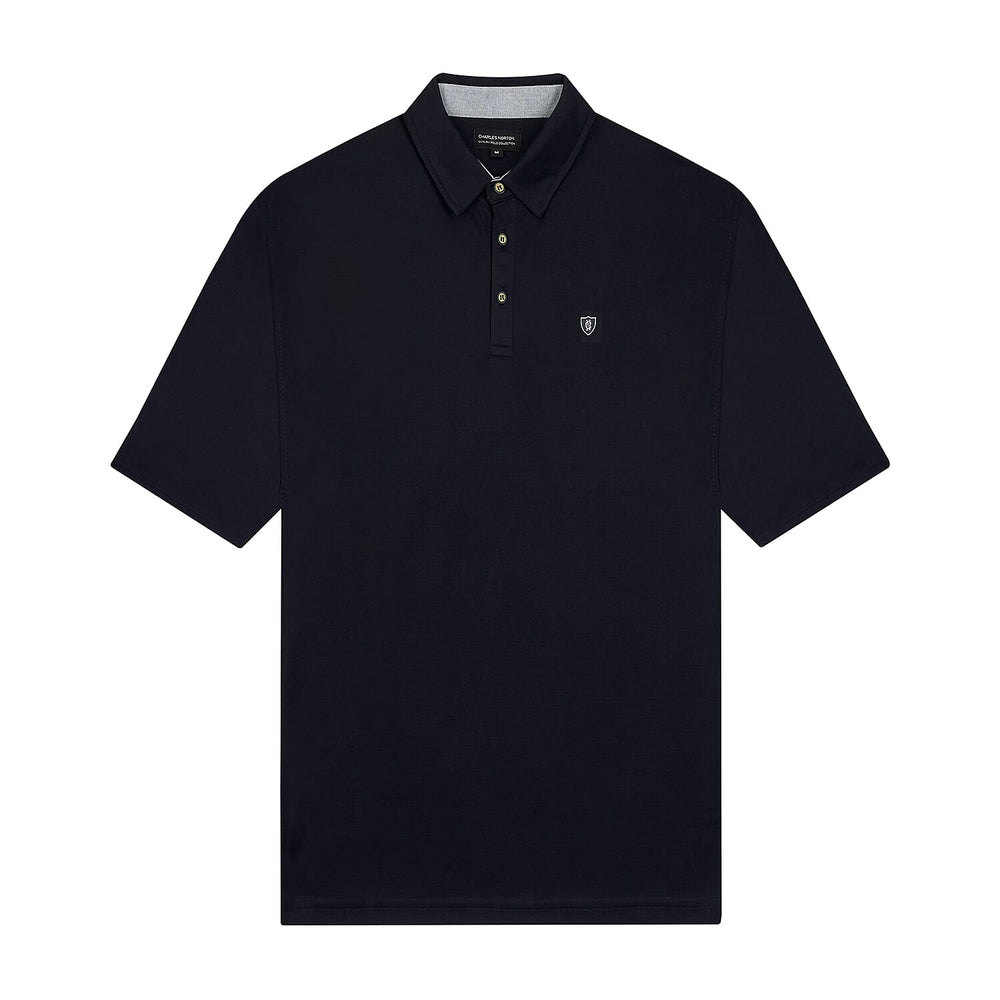 Polyester Tee (Size 1x1 cm) - Navy