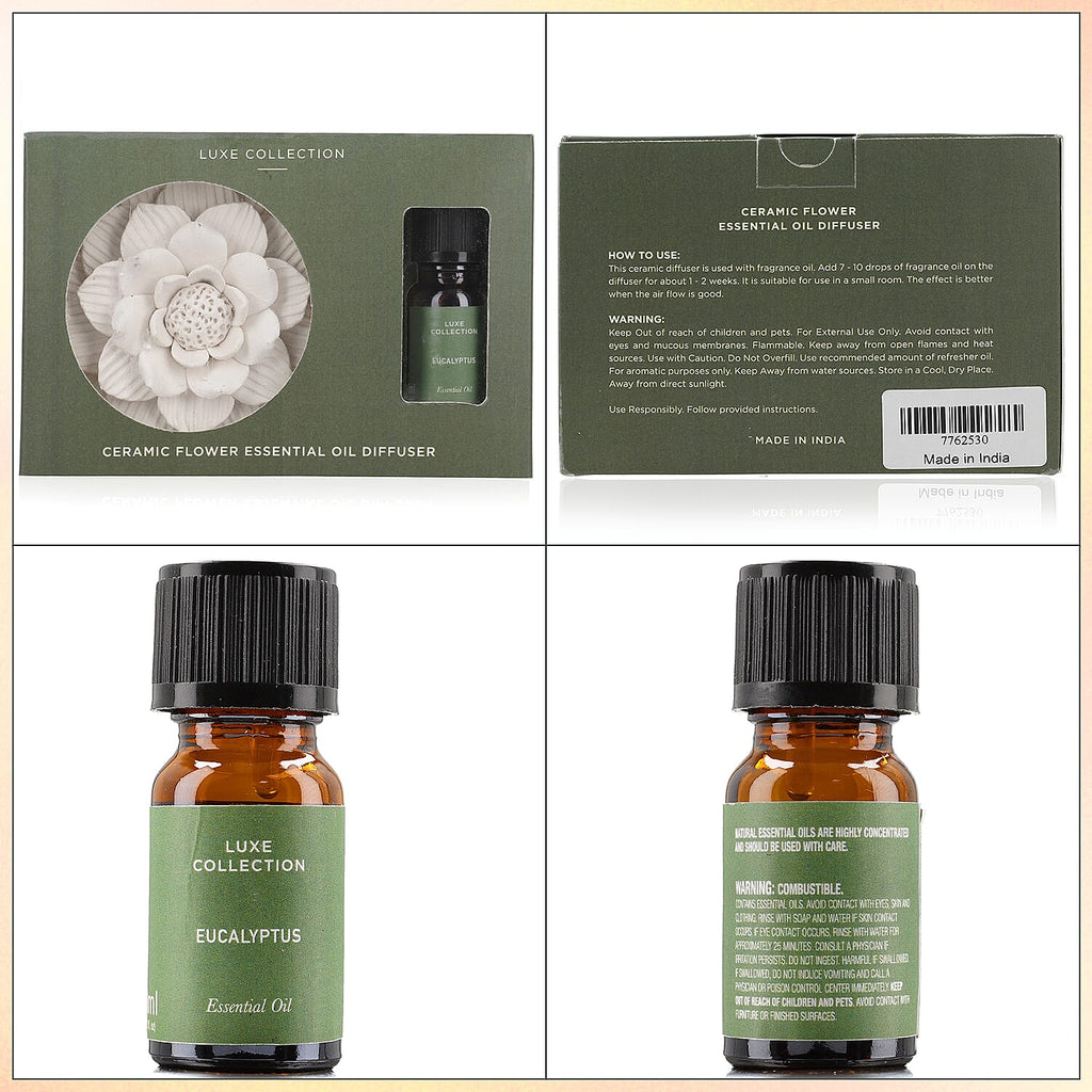 Ceramic Flower Essential Oil Diffuser