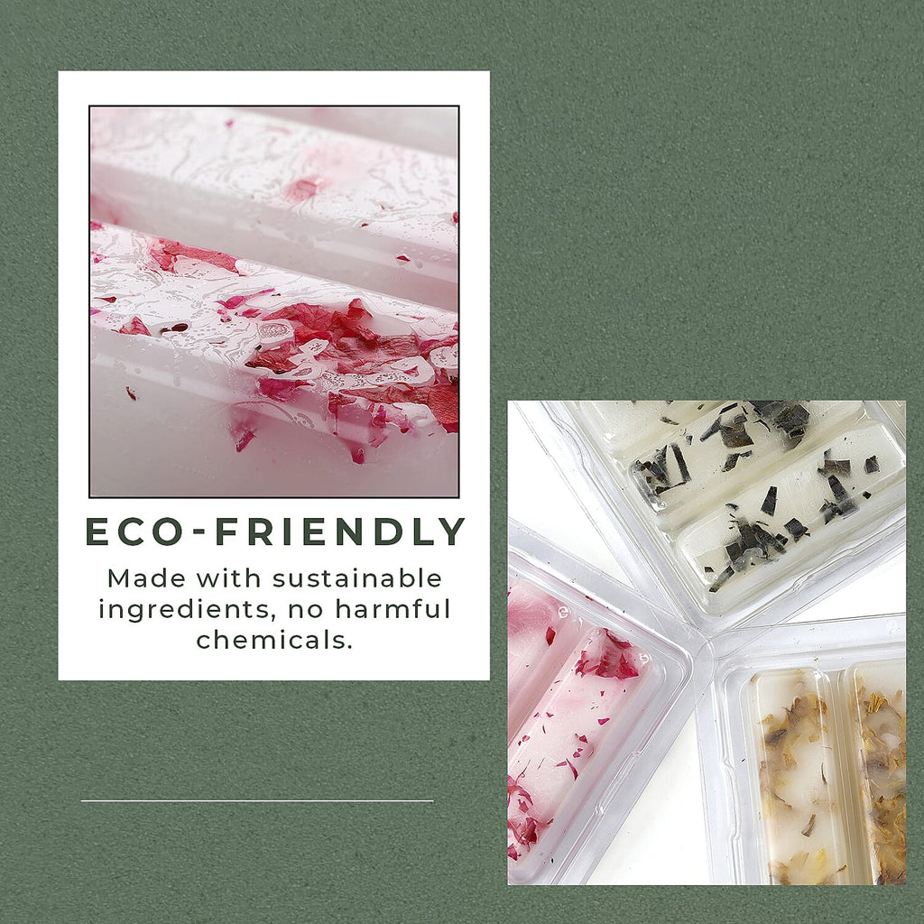 Set of 3 Botanical Wax Melts-  Infused with natural botanical extracts