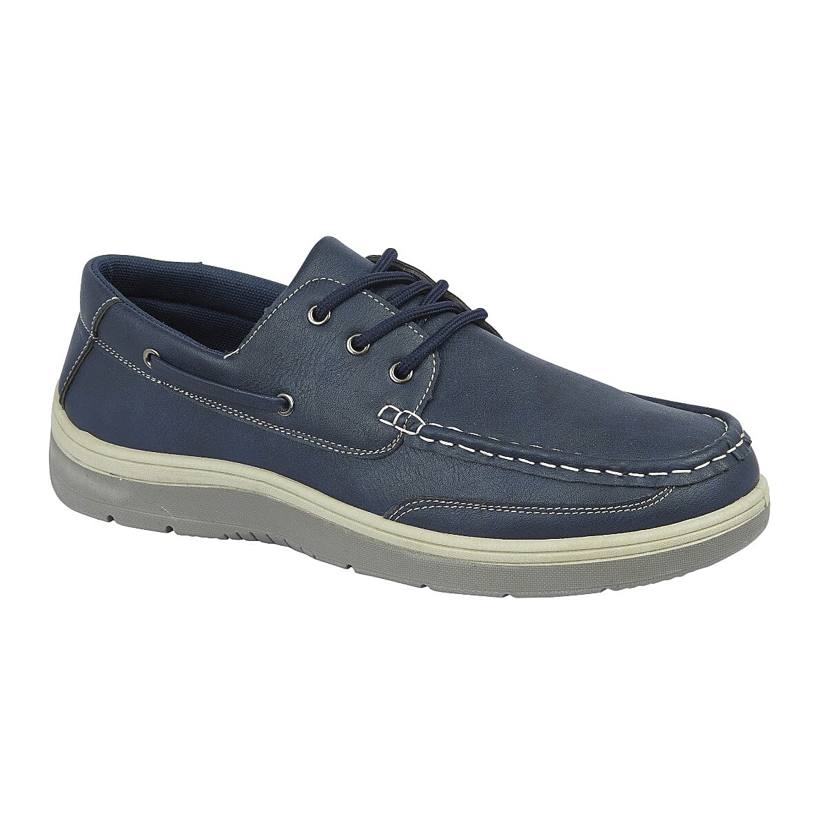FALMOUTH Mens Boat Shoes (Size 10) - Brown