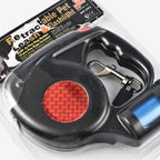 Retractable Pet Leash - Flashlight with Built in Poop Bag Holder (10 Pcs Inc.)