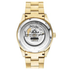 Christophe Duchamp Audace White Dial Swiss Made Automatic Movt. 5 ATM WR Watch - Gold