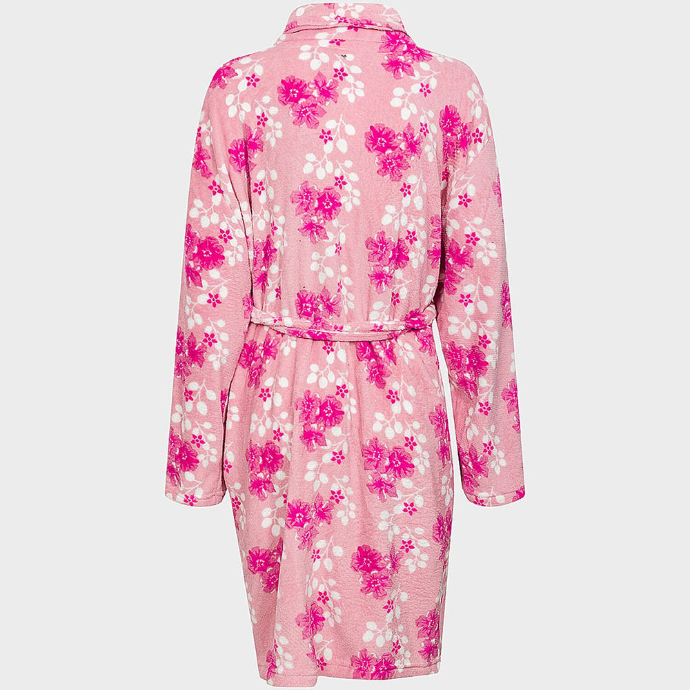 Floral Pattern Dressing Gown (One Size, upto 18) - Floral