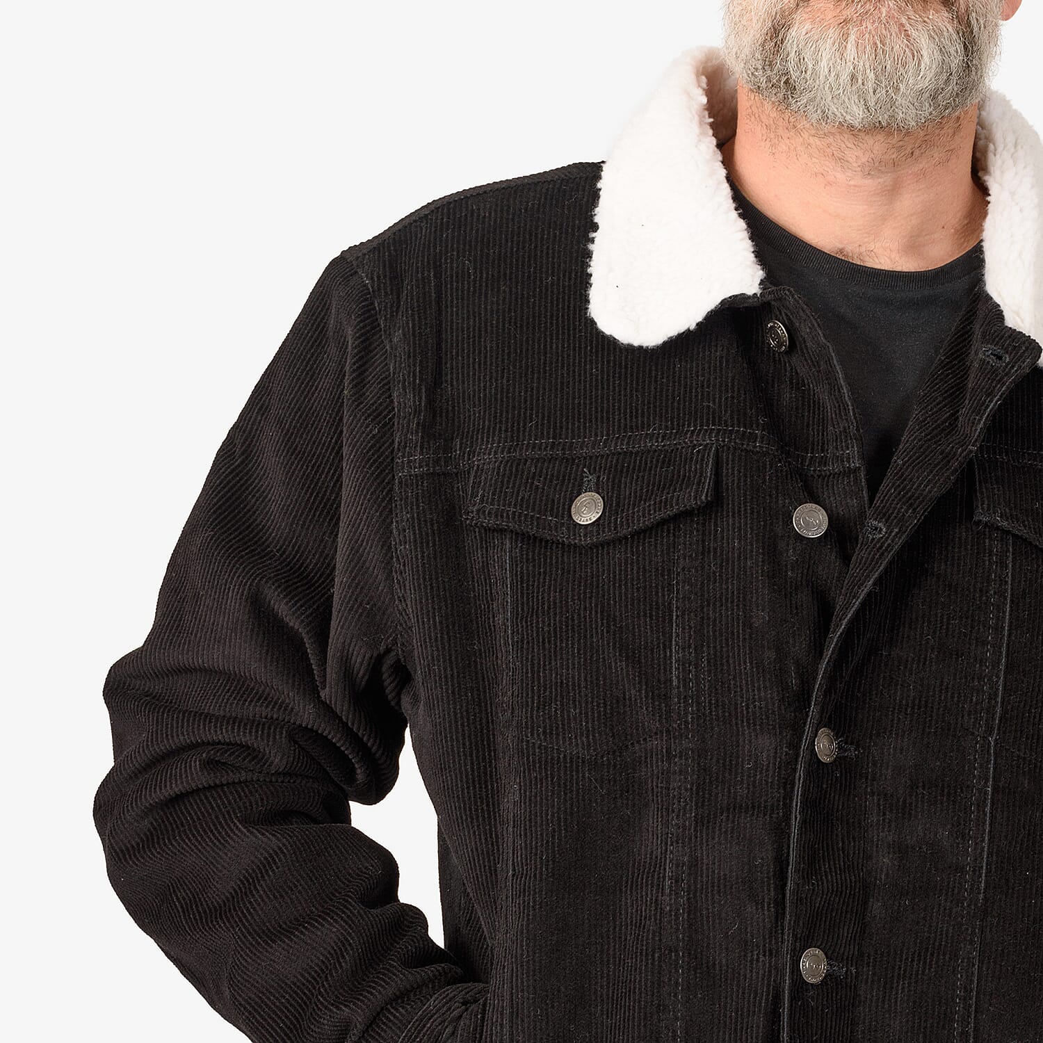 Cotton Jacket (Size 1x1 cm) - Black
