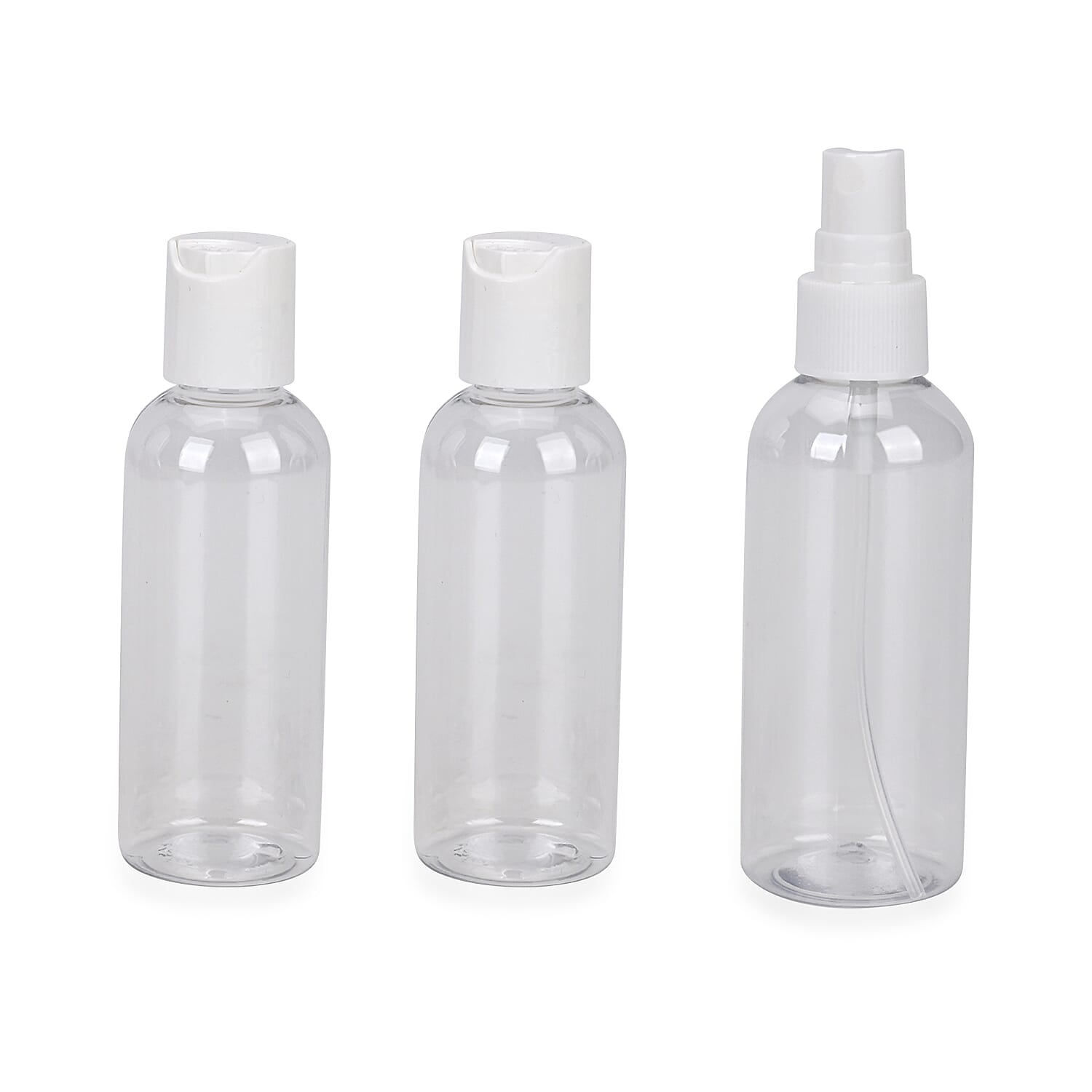 Set of 2 Beautech Storage Bags with 3 Spray Bottles - Light Brown