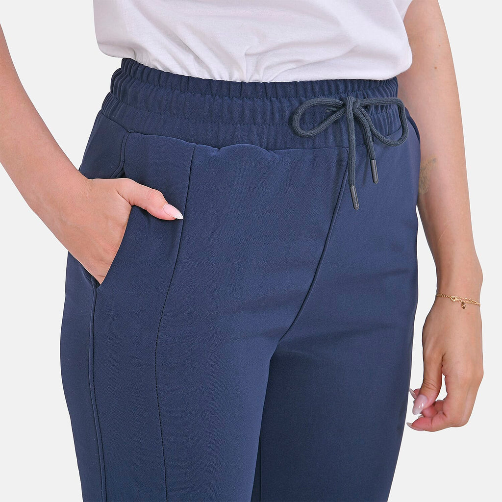 La Marey Elastic Waist Trouser (Size S) - Navy