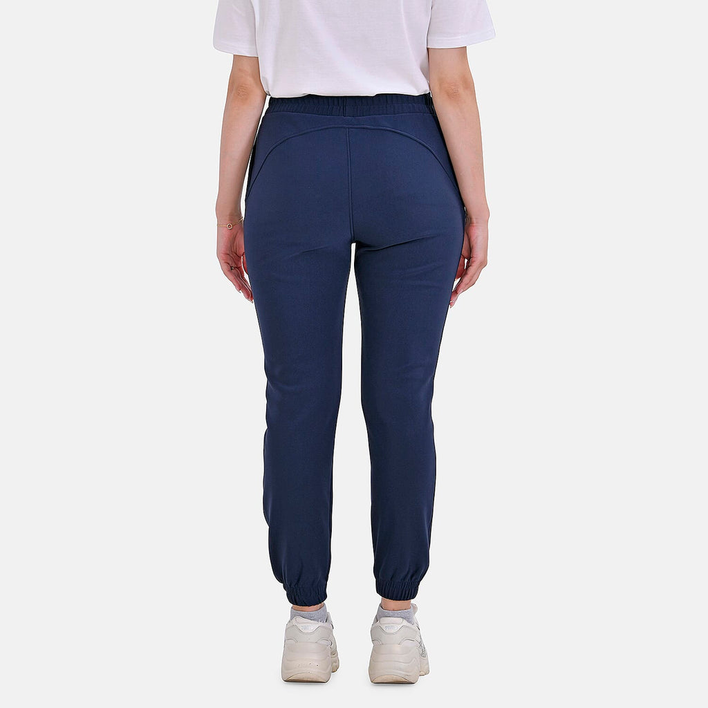 La Marey Elasticated Waist Joggers  - Navy