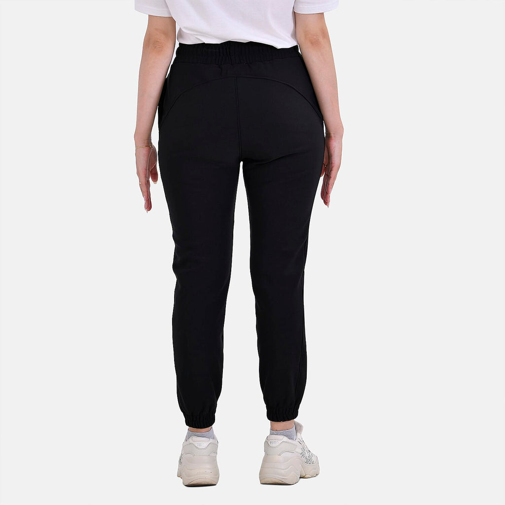 La Marey Elasticated Waist Joggers - Black