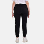 La Marey Elasticated Waist Joggers - Black