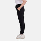 La Marey Elasticated Waist Joggers - Black