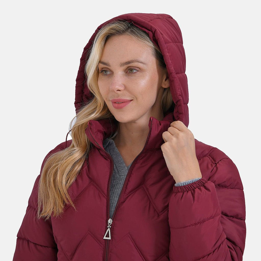 La Marey Short Lightning-Patterned Jacket (Size L) - Red