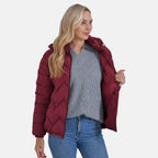 La Marey Short Lightning-Patterned Jacket (Size XL) - Red