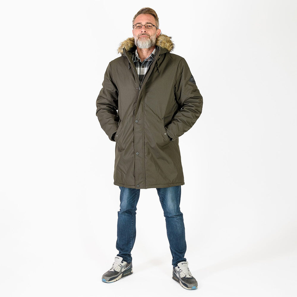 Threadbare Polyester Woven Jacket (Size 1x1 cm) - Khaki