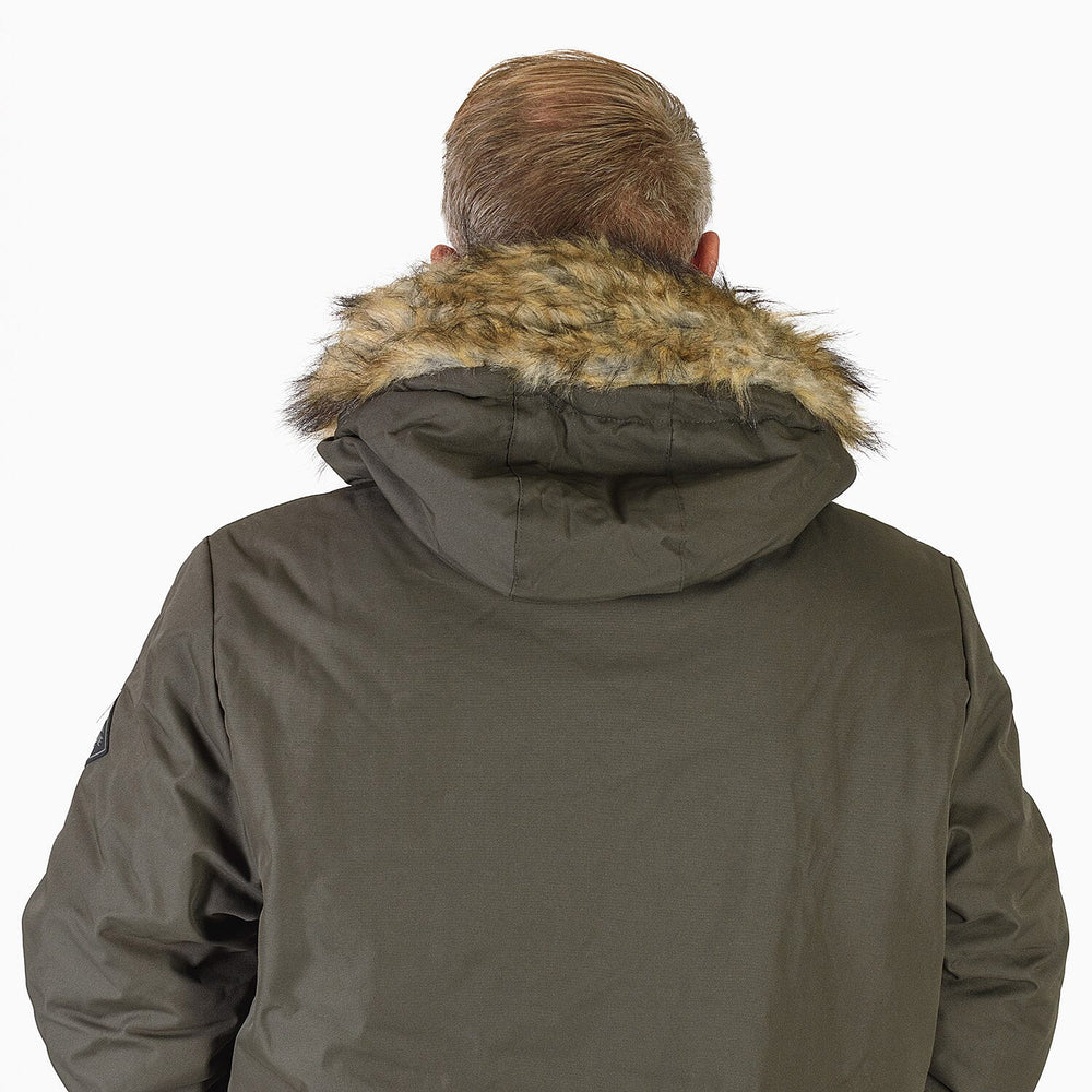 Threadbare Polyester Woven Jacket (Size 1x1 cm) - Khaki