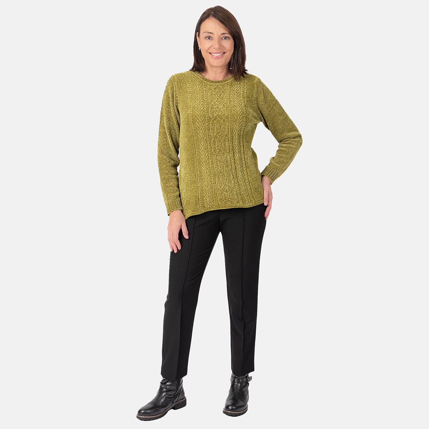 Cable Chenille Jumper