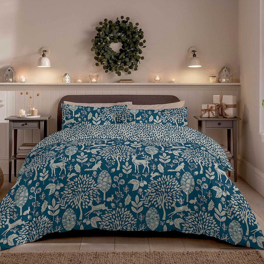Copenhagen Home Fable Blue Duvet Cover Set - Double - Fable Blue