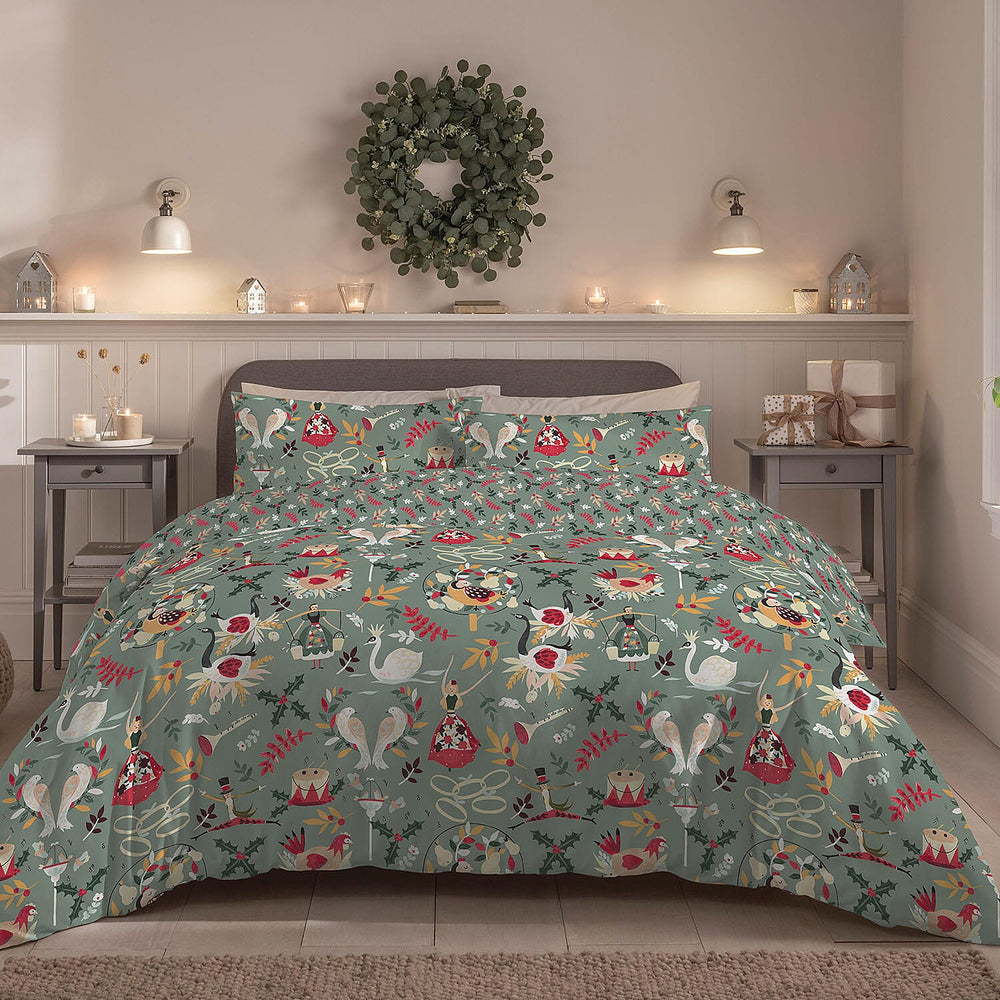 Copenhagen Home Festive Fayre Duvet Cover Set - King