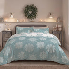 Copenhagen Home Snowflake Duvet Cover Set - Double