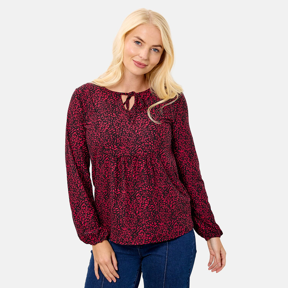 Mudflower Woven Top - Red Bud