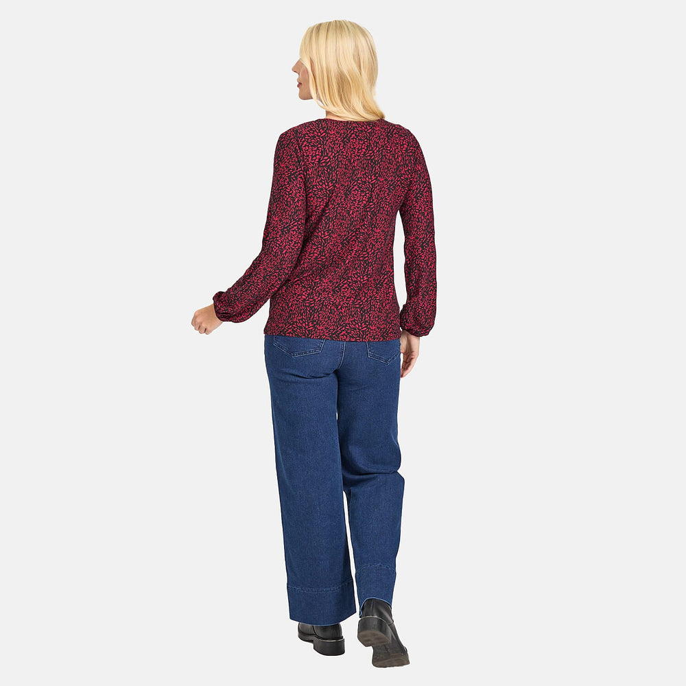 Mudflower Woven Top - Red Bud