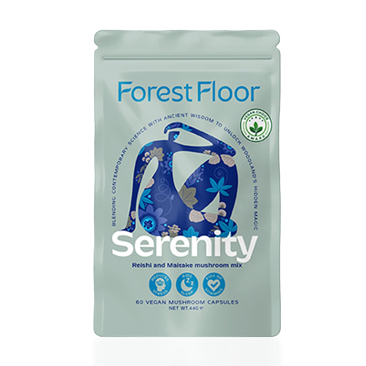 Forest Floor Reishi and Maitake Mushroom Capsules (60) - Serenity
