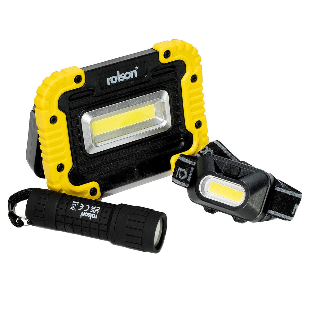 Rolson Flashlights and Torchlight One Size- Black