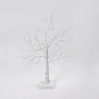 Remote Controlled RGB Color Changing LED Light Tree Lamp (60cm) with USB & Battery (3xAA not incl.) - White