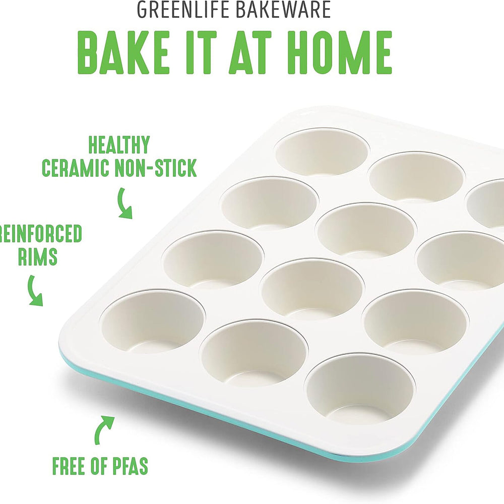 Ceramic Non Stick Baking Tray - Oven, Freezer and Dishwasher  Safe, Light Blue