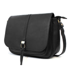 Designer Closeout - Multi Compartment Crossbody Bag - Black