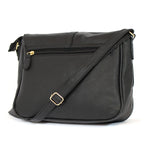 Designer Closeout - Multi Compartment Crossbody Bag - Black