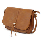 Designer Closeout - Multi Compartment Crossbody Bag - Tan
