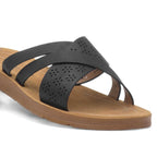 Cushion Walk Ladies Flexisole Mule Sandal (Size - 5) - Black