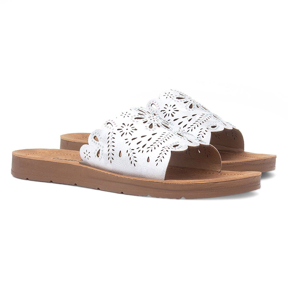Cushion Walk Ladies Sandal (Size - 3) - White