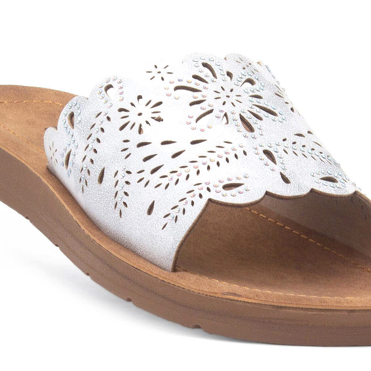 Cushion Walk Ladies Sandal (Size - 3) - White
