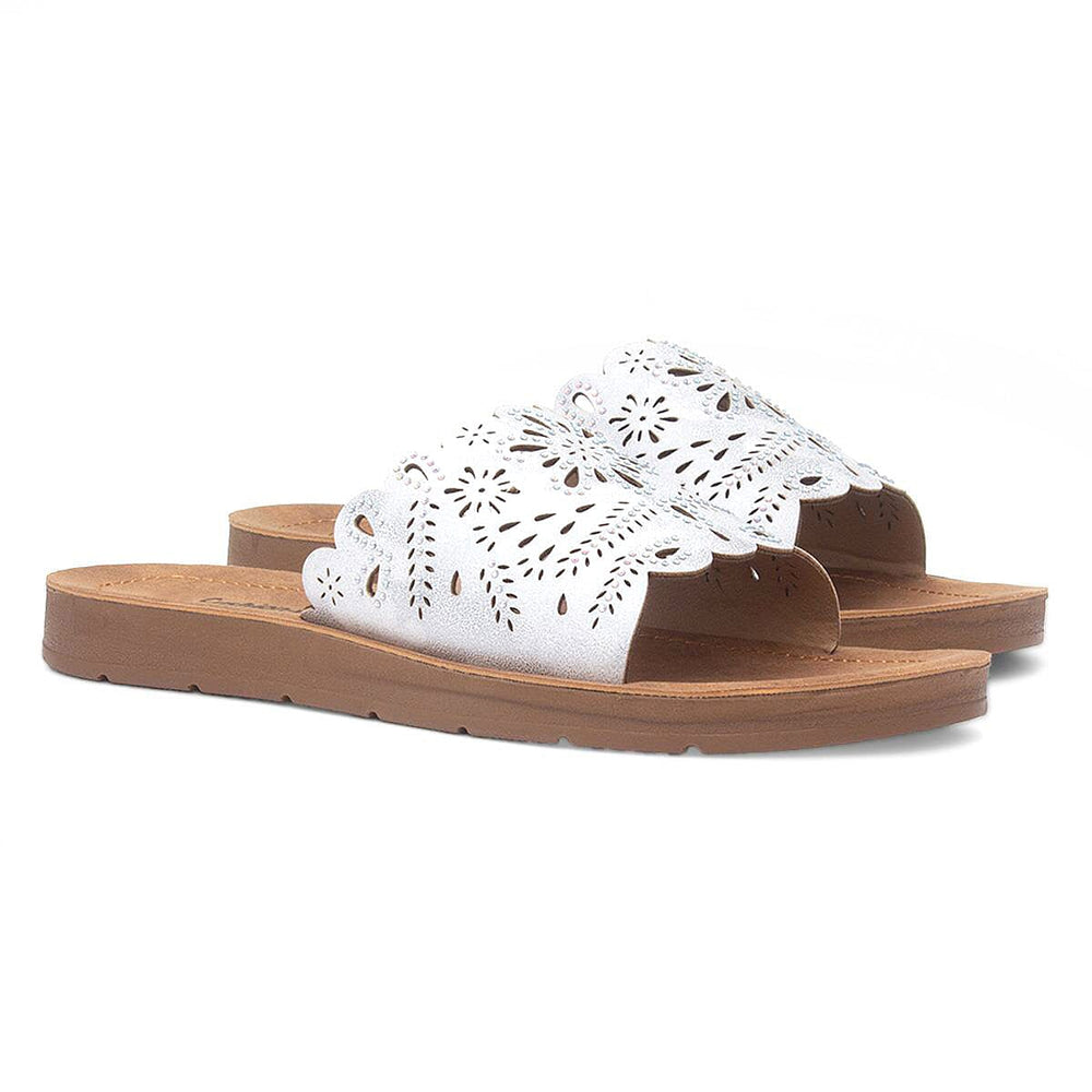 Cushion Walk Ladies Sandal (Size - 4) - White
