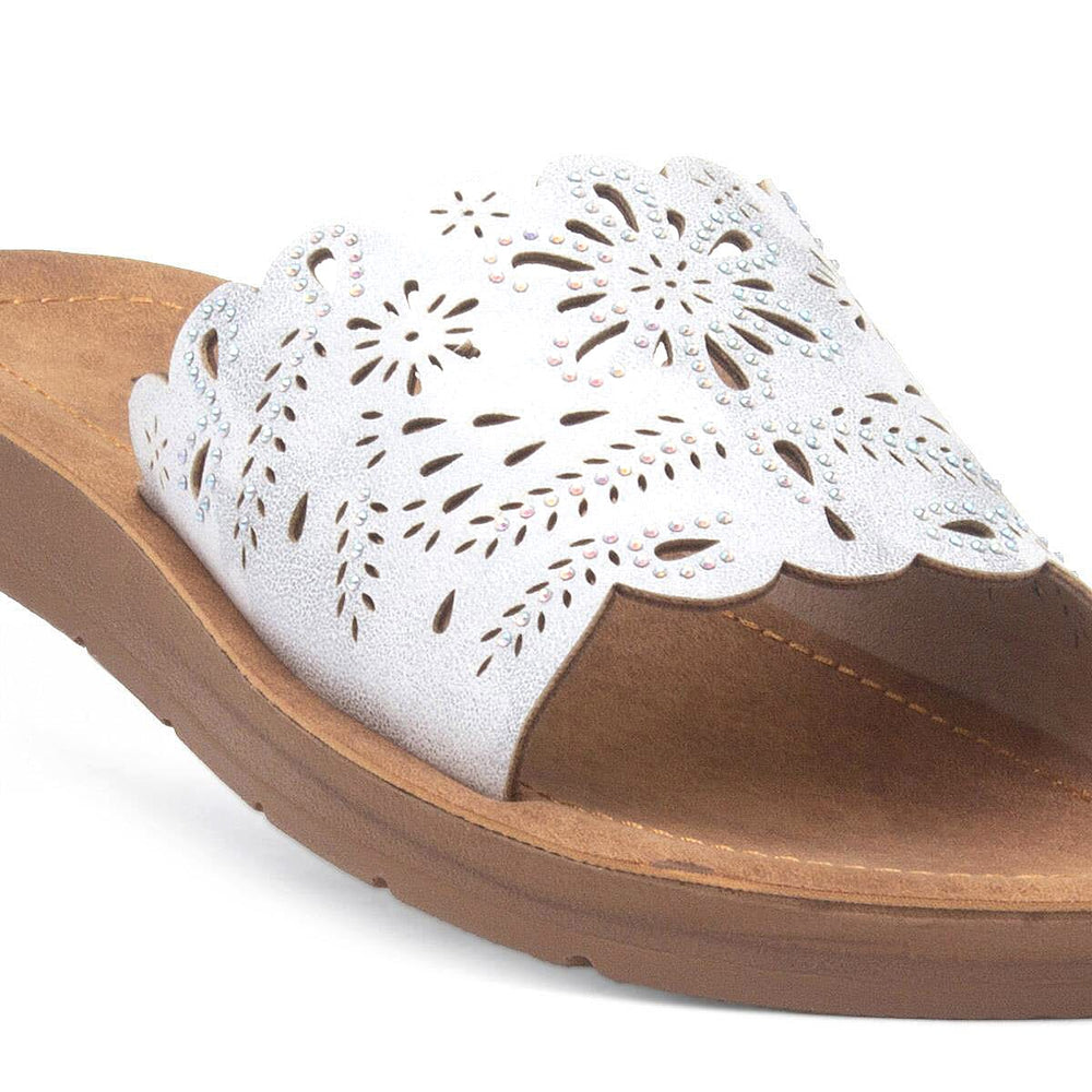 Cushion Walk Ladies Sandal (Size - 4) - White