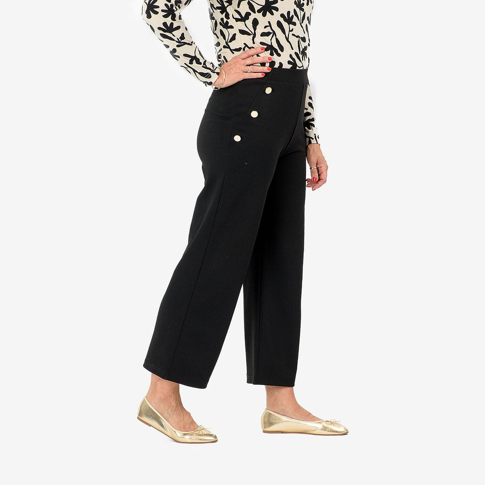Anamor Knitted Jean and Pant-Trouser (Size - 12) - Black