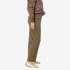 Anamor Knitted Jean and Pant-Trouser (Size - 20) - Olive
