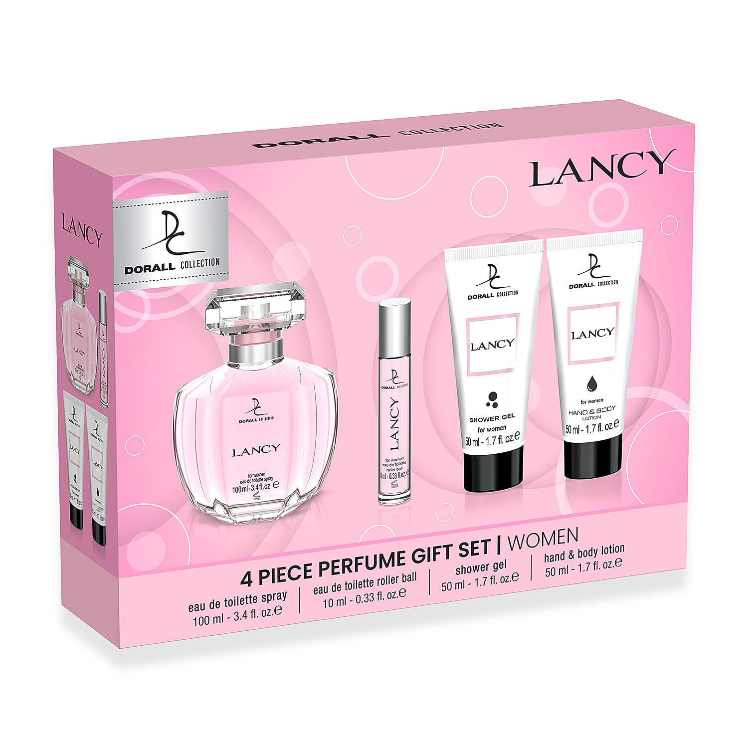 LANCY 4 Piece Perfume Gift Set for Women