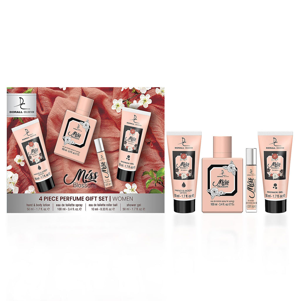 Miss Blossom 4 Piece Perfume Gift Set for Women