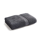 100% Organic Turkish Cotton Bath Towel - 550GSM  - Dark Grey