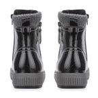 BRAND NEW CLOSEOUT - Sutton Ladies Ankle Boots (Size 4) - Black Patent