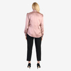 Best Seller Marina Kaneva Bow Tie Top (Size 22) - Rose Pink