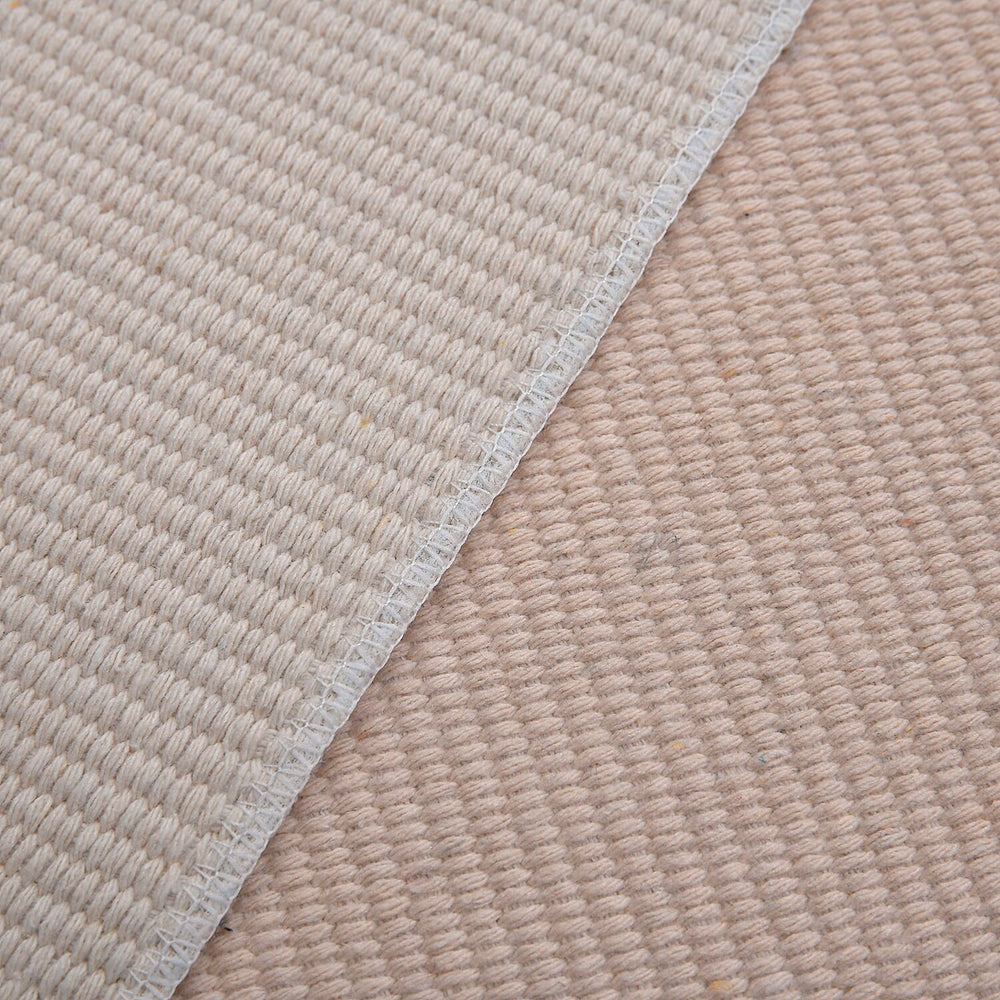 Stripe Pattern Rugs with Tassel Multipurpose Carpet (Size 140x95 Cm) - Multi