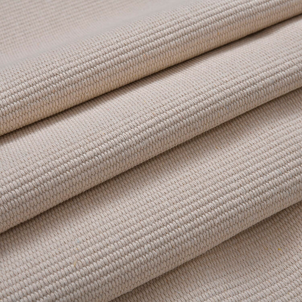 Stripe Pattern Rugs with Tassel Multipurpose Carpet (Size 140x95 Cm) - Multi
